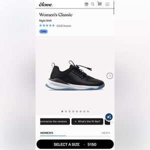 Black Women's Clove Sneakers